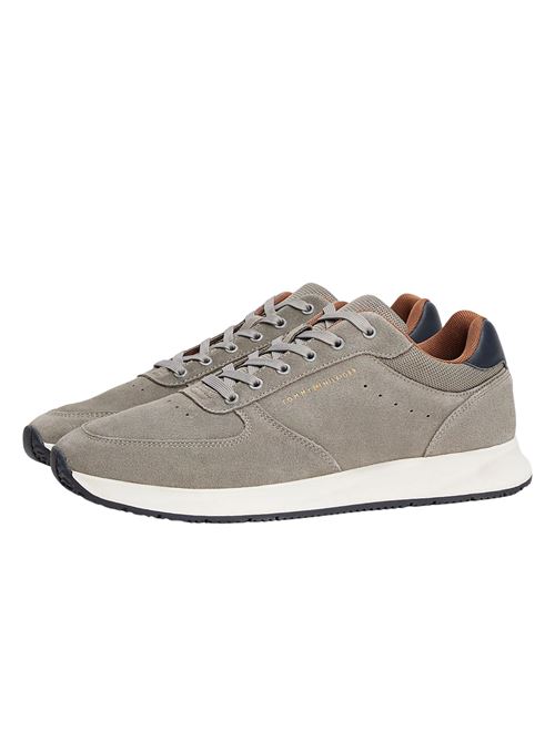 Sneaker grigie in pelle scamosciata Tommy Hilfiger | FM0FM05690PQ8